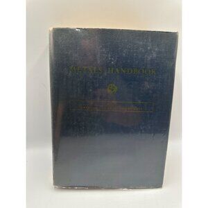 Metals Handbook American Society For Metals 8th Edition 1961 Hardcover Technical